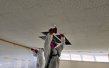 석면해체 · 제거 시공사례