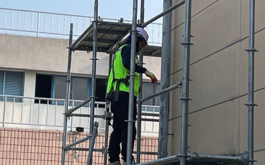 비계구조물해체 시공사례