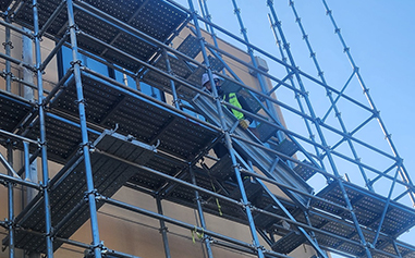 비계구조물해체 시공사례