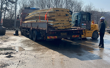 폐판넬 수집운반처리 시공사례