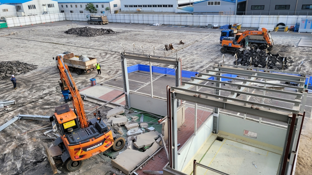 히로세코리아 별관동 철거