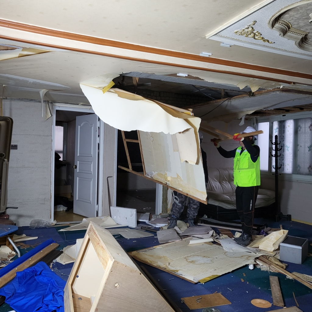 용두동 현장 내부철거 작업